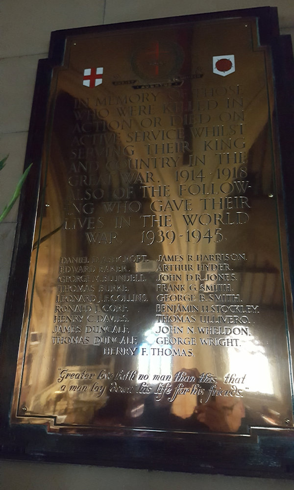 War plaque